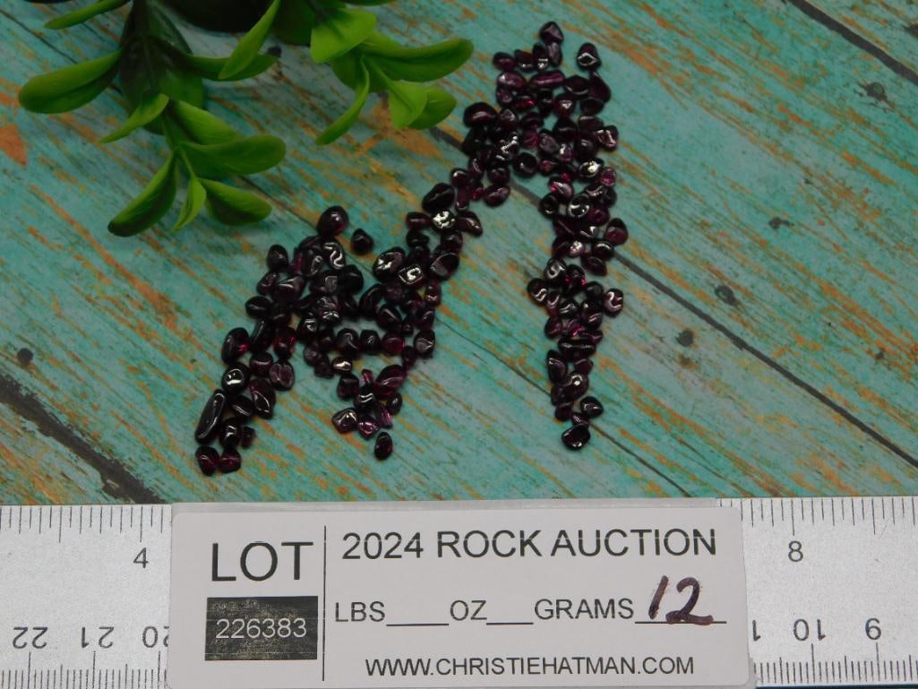 GARNET ROCK STONE LAPIDARY SPECIMEN - 3