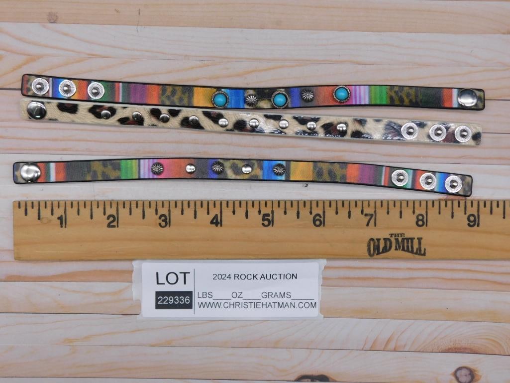 STUDDED SNAP BRACELETS - 2