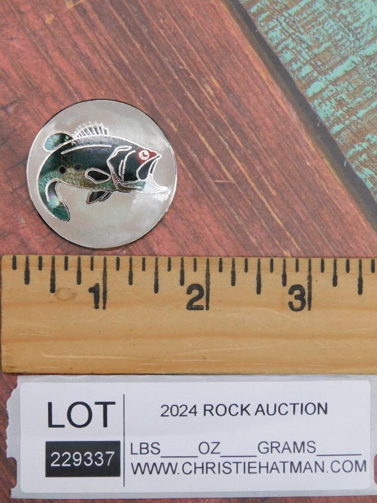 BASS CABOCHON MEDALLION - 2