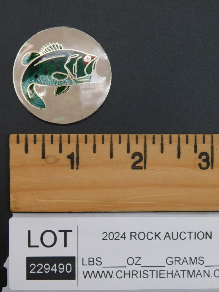 BASS CABOCHON MEDALLION - 2