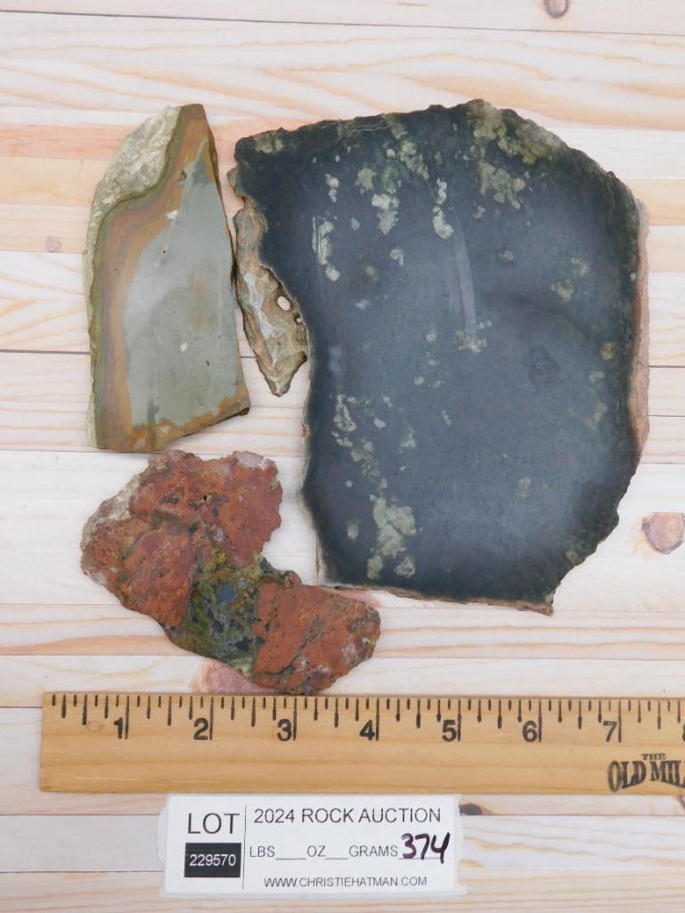 SLABS ROCK STONE LAPIDARY SPECIMEN - 2