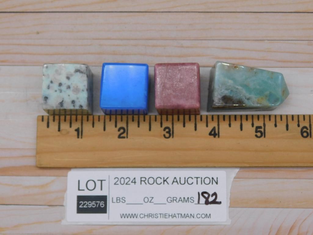 STONE CUBES ROCK STONE LAPIDARY SPECIMEN - 2