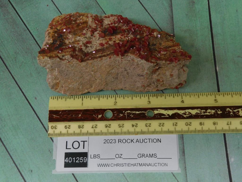 VANADINITE ROCK STONE LAPIDARY SPECIMEN - 3