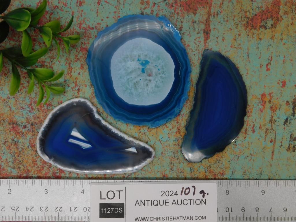 AGATE SLICES ROCK STONE LAPIDARY SPECIMEN - 2