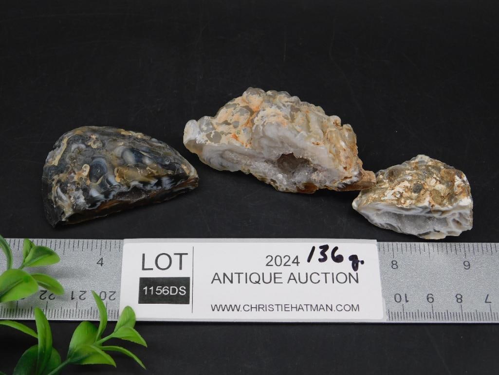 OCO GEODES ROCK STONE LAPIDARY SPECIMEN - 4