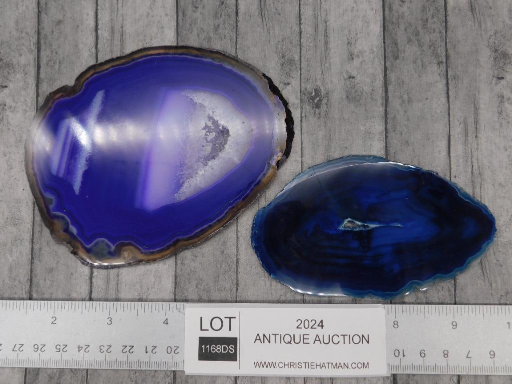 AGATE SLICES ROCK STONE LAPIDARY SPECIMEN - 2