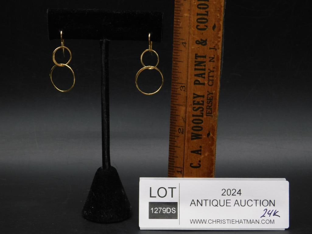 DOUBLE CIRCLE EARRINGS - 3