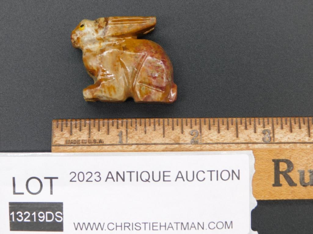 STONE RABBIT VINTAGE ANTIQUE - 2