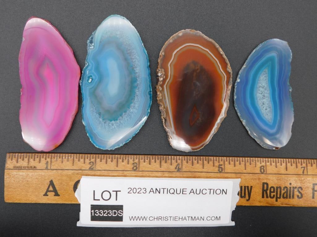 AGATE SLICES ROCK STONE LAPIDARY SPECIMEN - 2