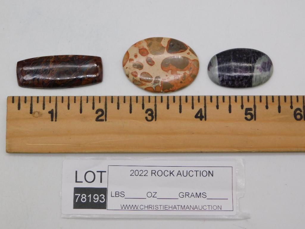 CABOCHONS ROCK STONE LAPIDARY SPECIMEN - 2