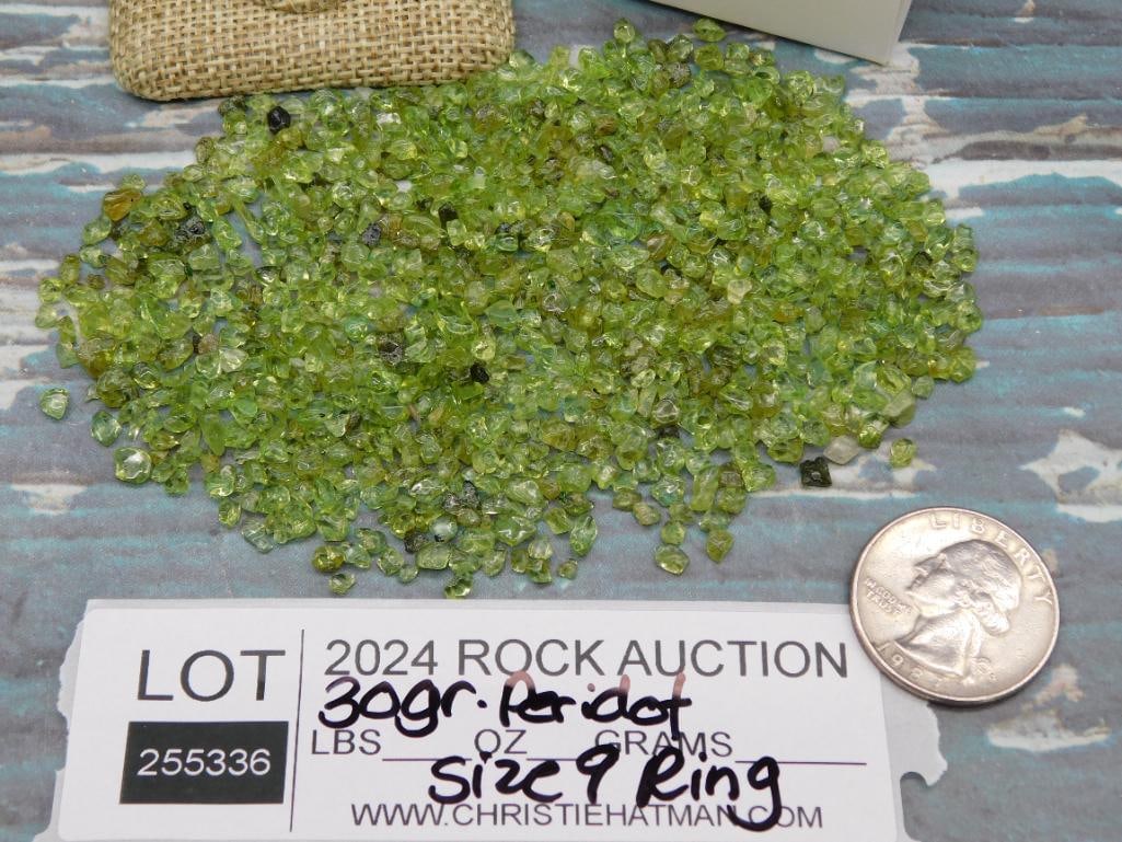 RAW EMERALD ROCK STONE LAPIDARY SPECIMEN - 3