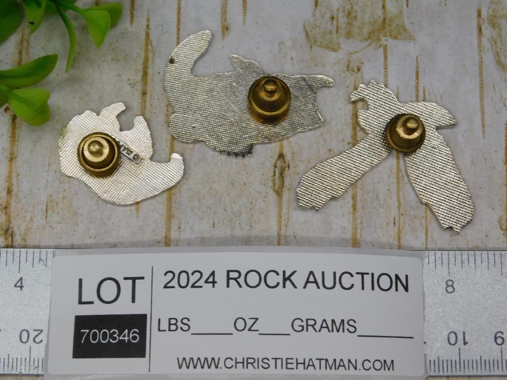 ENAMEL PINS MIXED ANIMALS - 2