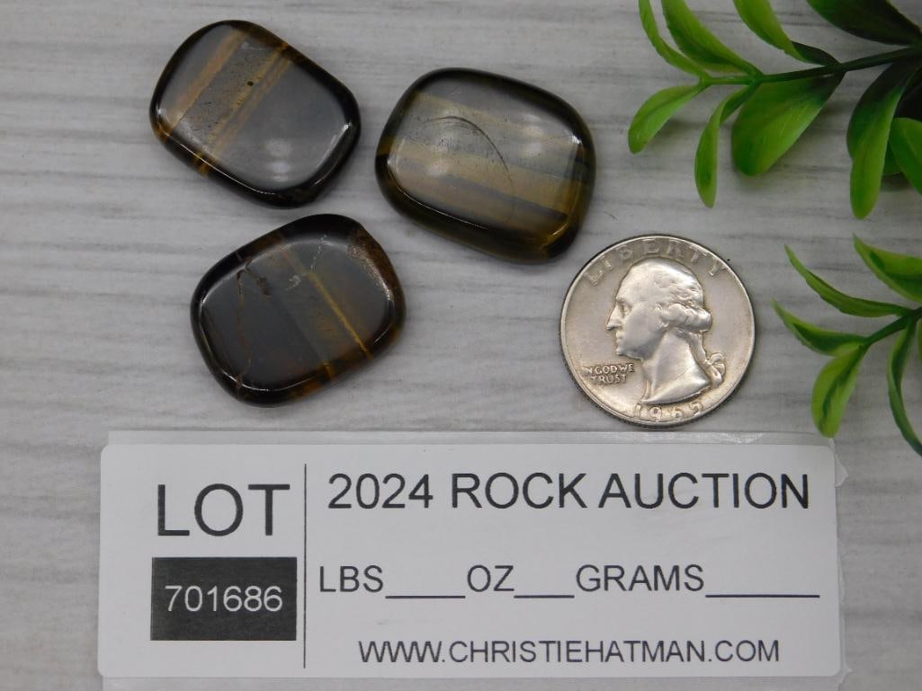 TIGER EYE ROCK STONE LAPIDARY SPECIMEN - 2