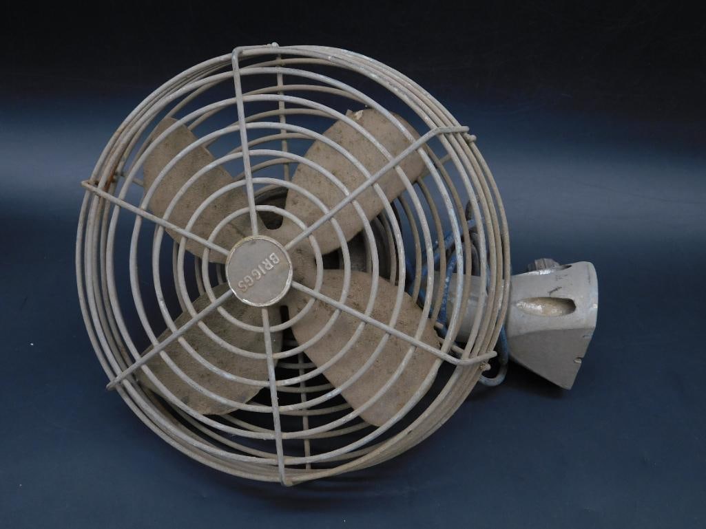 BRIGGS FAN VINTAGE ANTIQUE: BRIGGS FAN VINTAGE ANTIQUE