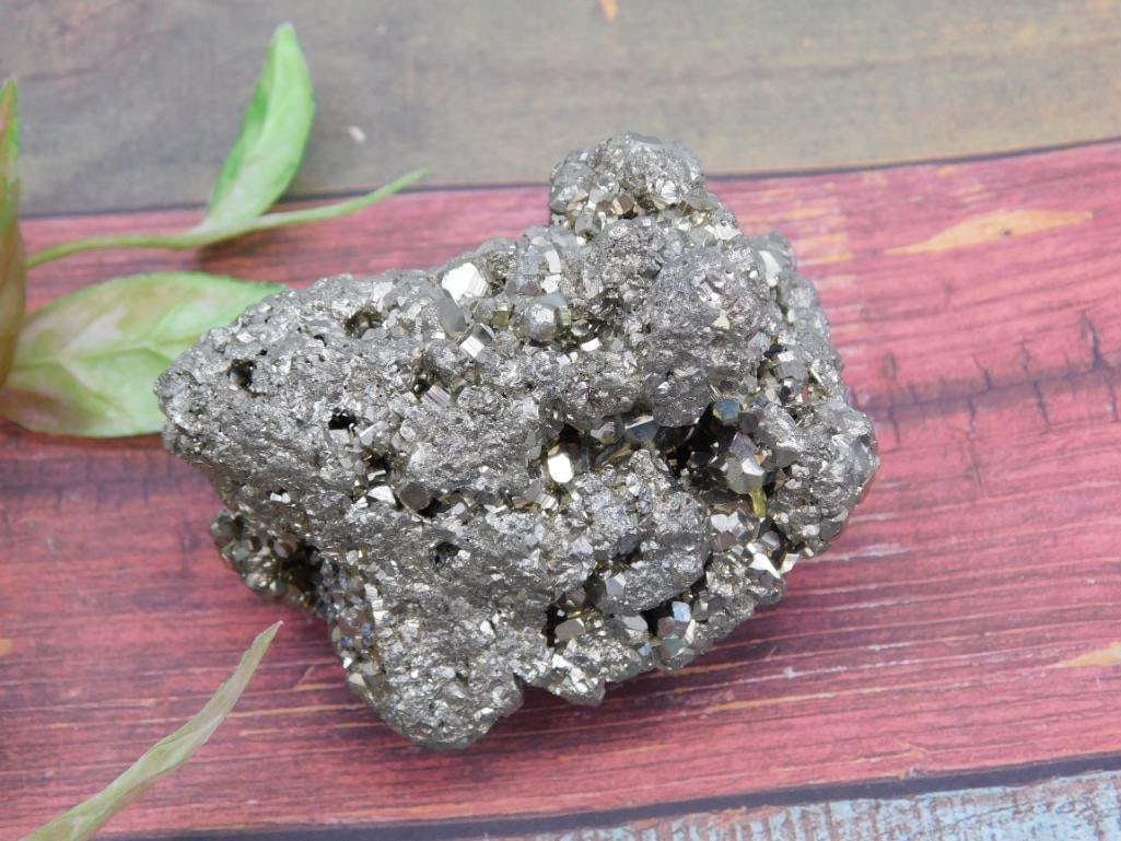 Pyrite Mineral Specimen 235 Grams for Rock Collectors: Pyrite Mineral Specimen 235 Grams for Rock Collectors