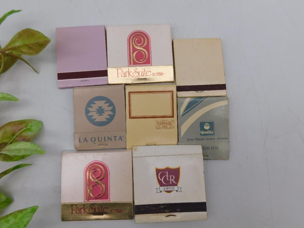 Collection of Vintage Matchbooks - Various Hotels: Collection of Vintage Matchbooks - Various Hotels
