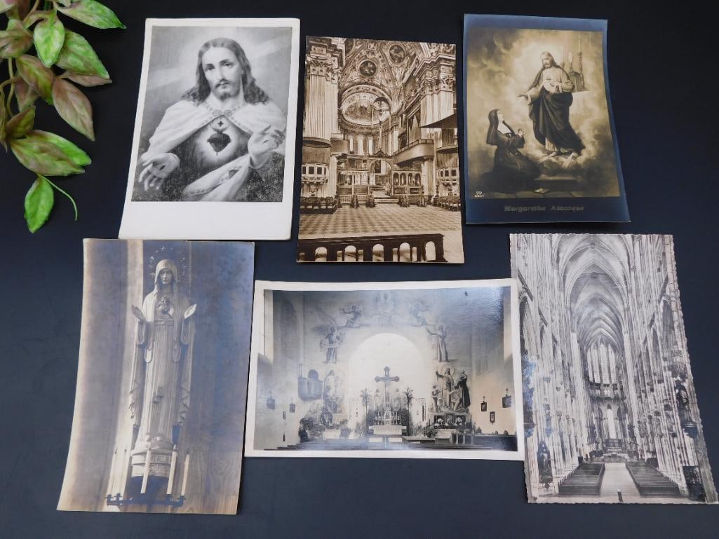 Collection Of Religious Postcard Prints: Collection Of Religious Postcard Prints