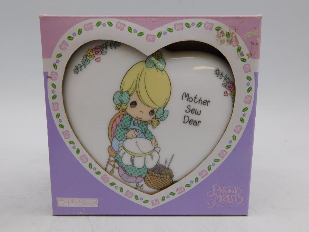 Precious Moments Heart Shaped Jewelry Box: Precious Moments Heart Shaped Jewelry Box