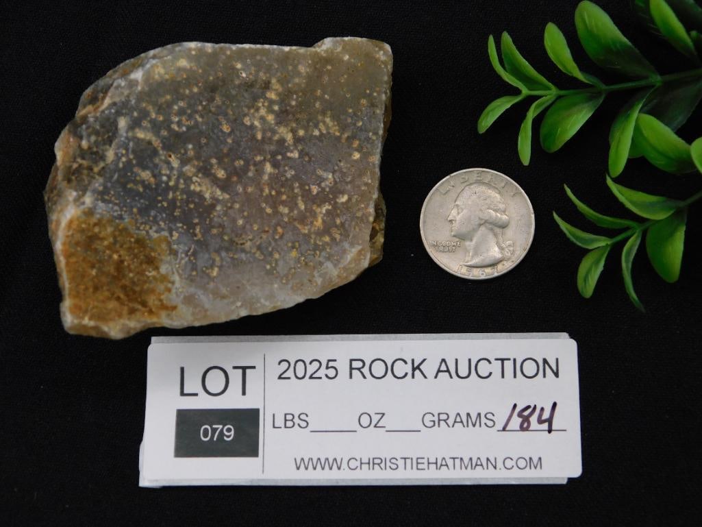 Rare Polyhedral Agate Rock Stone Lapidary Specimen - 3