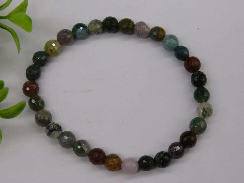 STONE STRETCH BRACELET ROCK STONE LAPIDARY SPECIMEN: STONE STRETCH BRACELET ROCK STONE LAPIDARY SPECIMEN