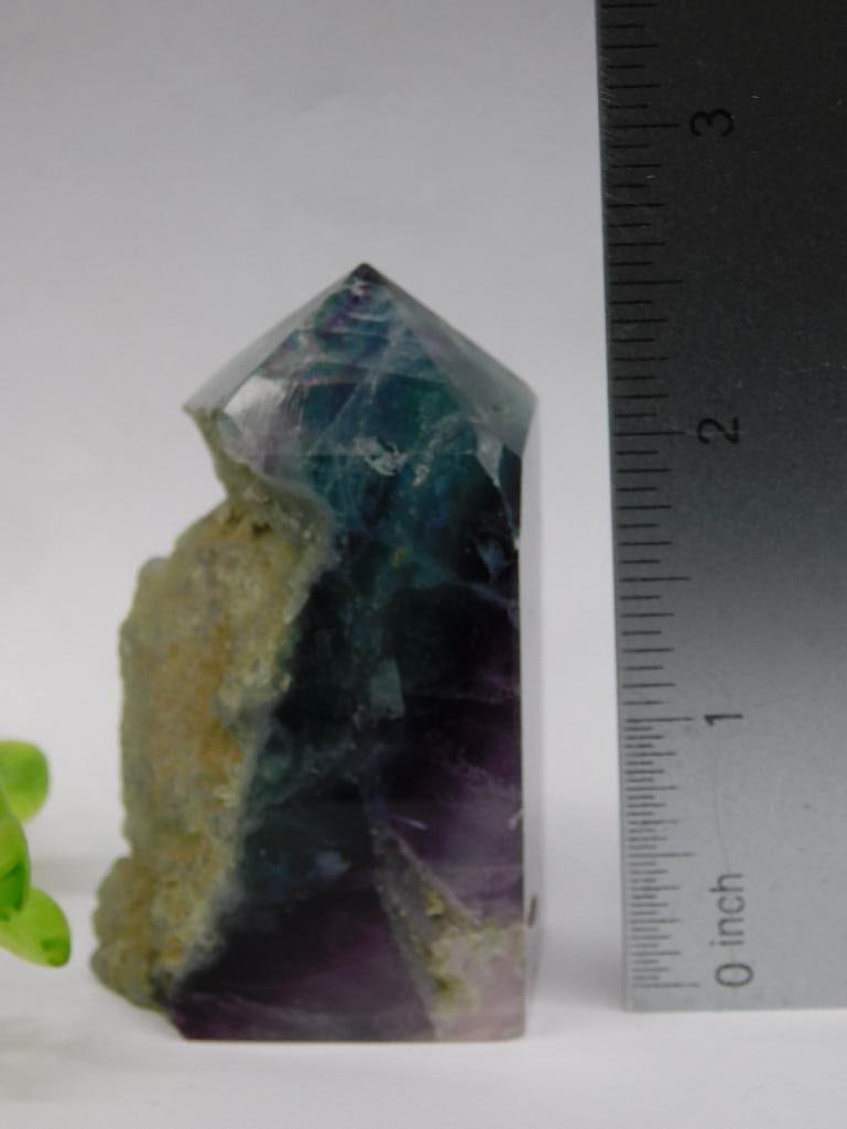 FLUORITE TOWER ROCK STONE LAPIDARY SPECIMEN - 2