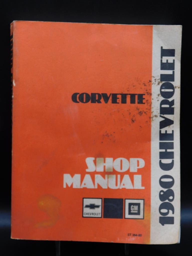 1980 CHREVROLET CORVETTE SHOP MANUAL VINTAGE ANTIQUE: 1980 CHREVROLET CORVETTE SHOP MANUAL VINTAGE ANTIQUE
