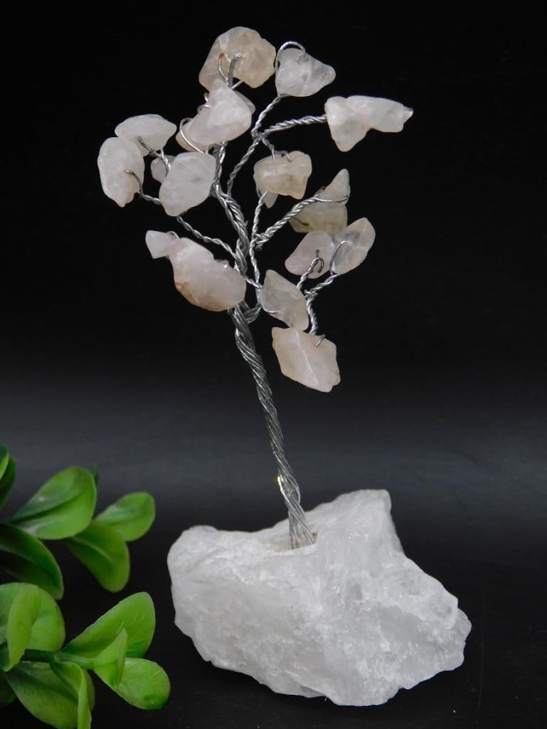 QUARTZ TREE ROCK STONE LAPIDARY SPECIMEN: QUARTZ TREE ROCK STONE LAPIDARY SPECIMEN