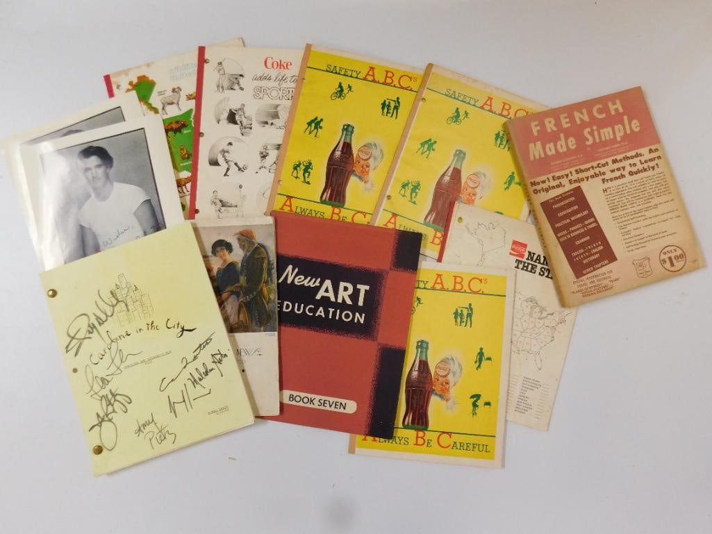 VINTAGE EDUCATIONAL BOOKLETS, INSTRUCTIONAL MATERIALS, PROMOTIONAL ARTWORK ANTIQUE EPHEMERA: VINTAGE EDUCATIONAL BOOKLETS, INSTRUCTIONAL MATERIALS, PROMOTIONAL ARTWORK ANTIQUE EPHEMERA