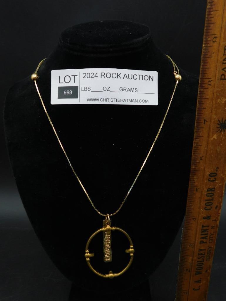 BLESSED PENDANT ON CHAIN NECKLACE - 3