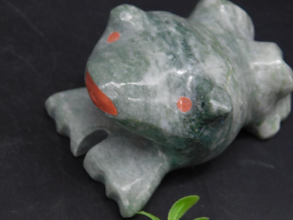 STONE FROG ROCK STONE LAPIDARY SPECIMEN - 2