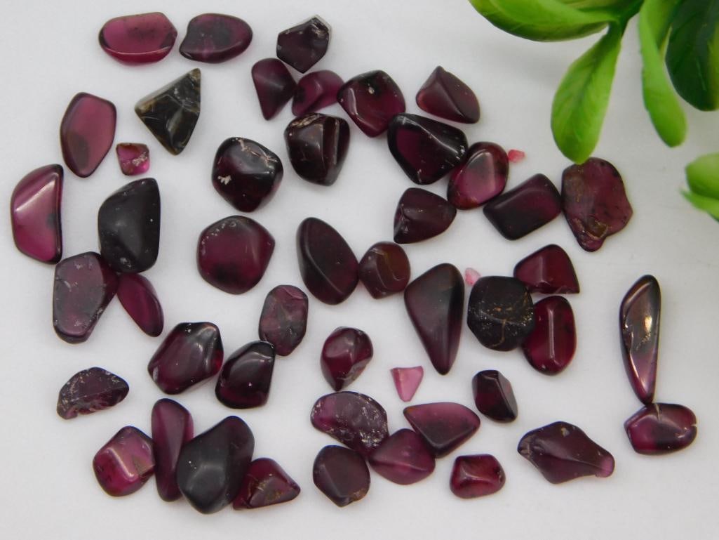 GARNET ROCK STONE LAPIDARY SPECIMEN: GARNET ROCK STONE LAPIDARY SPECIMEN