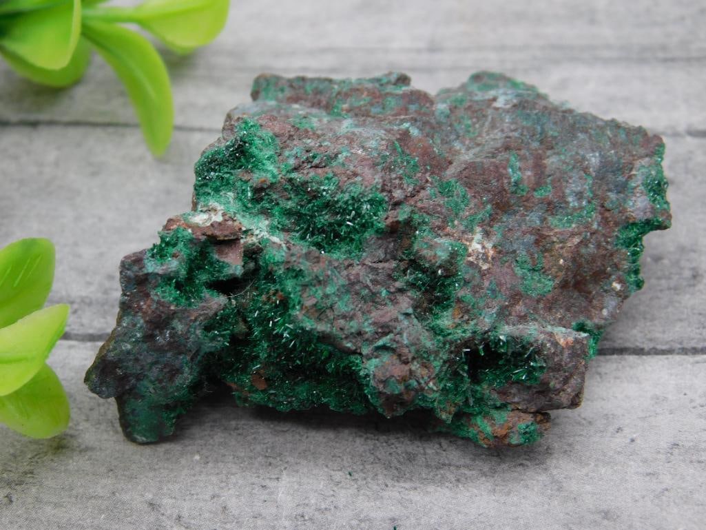 BROCHANTITE ROCK STONE LAPIDARY SPECIMEN (1 of 3)