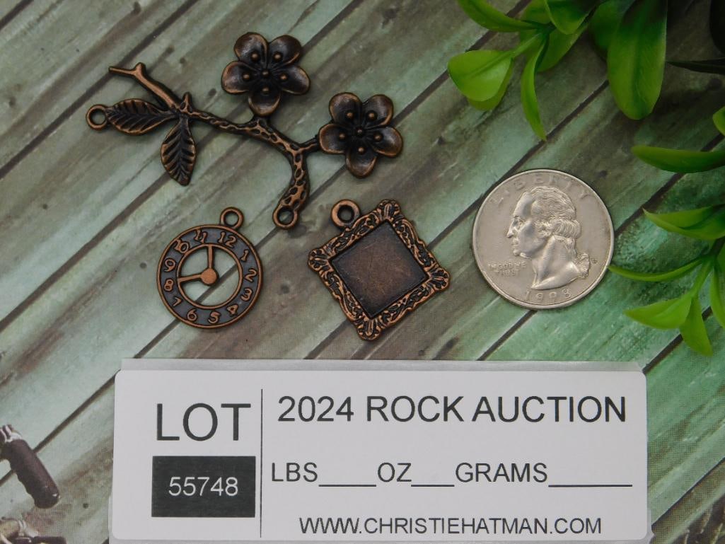 MIXED PENDANTS ROCK STONE LAPIDARY SPECIMEN - 2