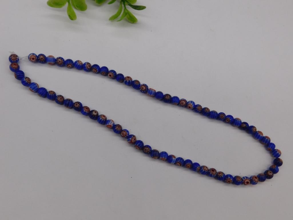 AFRICAN TRADE BEADS ROCK STONE LAPIDARY SPECIMEN: AFRICAN TRADE BEADS ROCK STONE LAPIDARY SPECIMEN