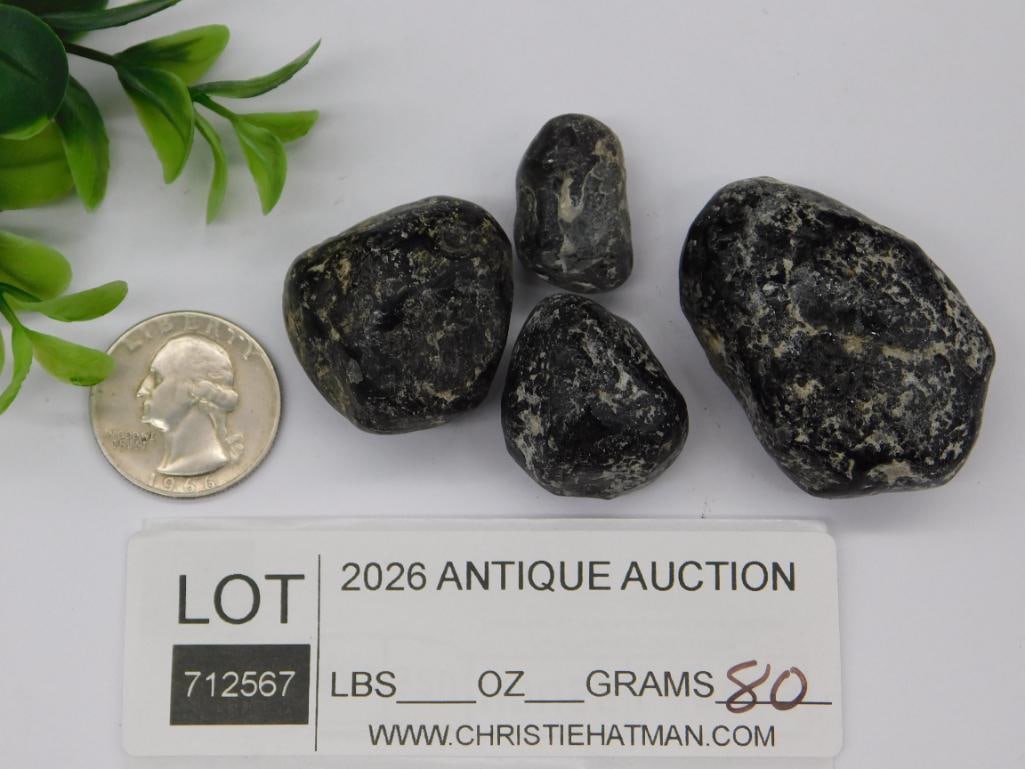APACHE TEARS ROCK STONE LAPIDARY SPECIMEN - 2