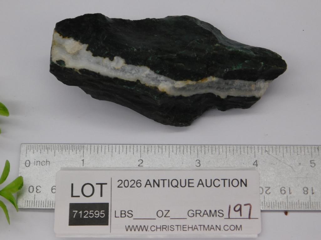 ZEBRA ROCK STONE LAPIDARY SPECIMEN - 2