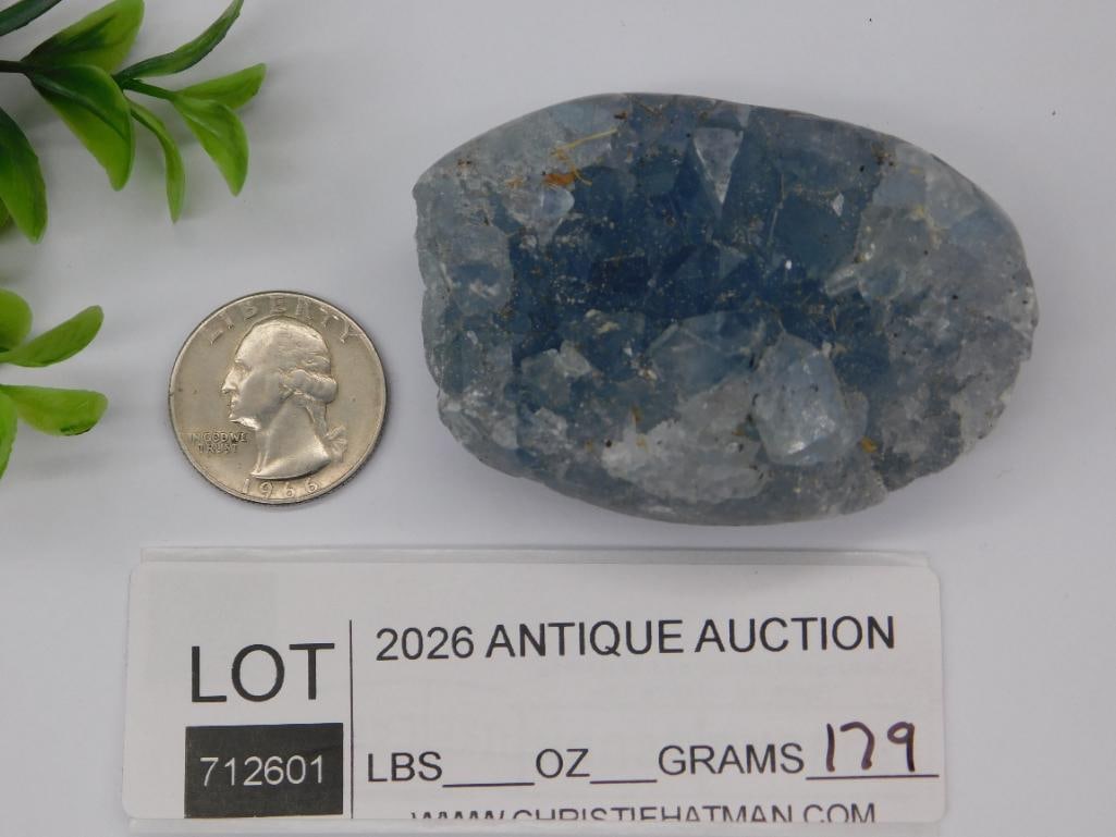 CELESTITE ROCK STONE LAPIDARY SPECIMEN - 3