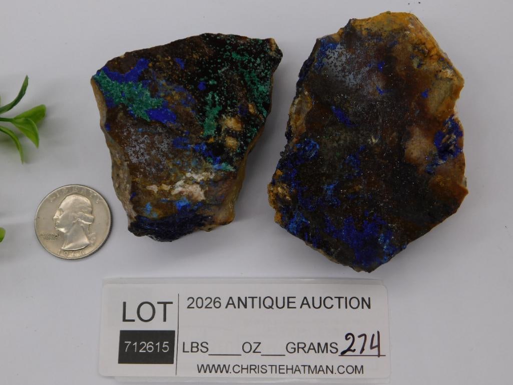 AZURITE ROCK STONE LAPIDARY SPECIMEN - 2