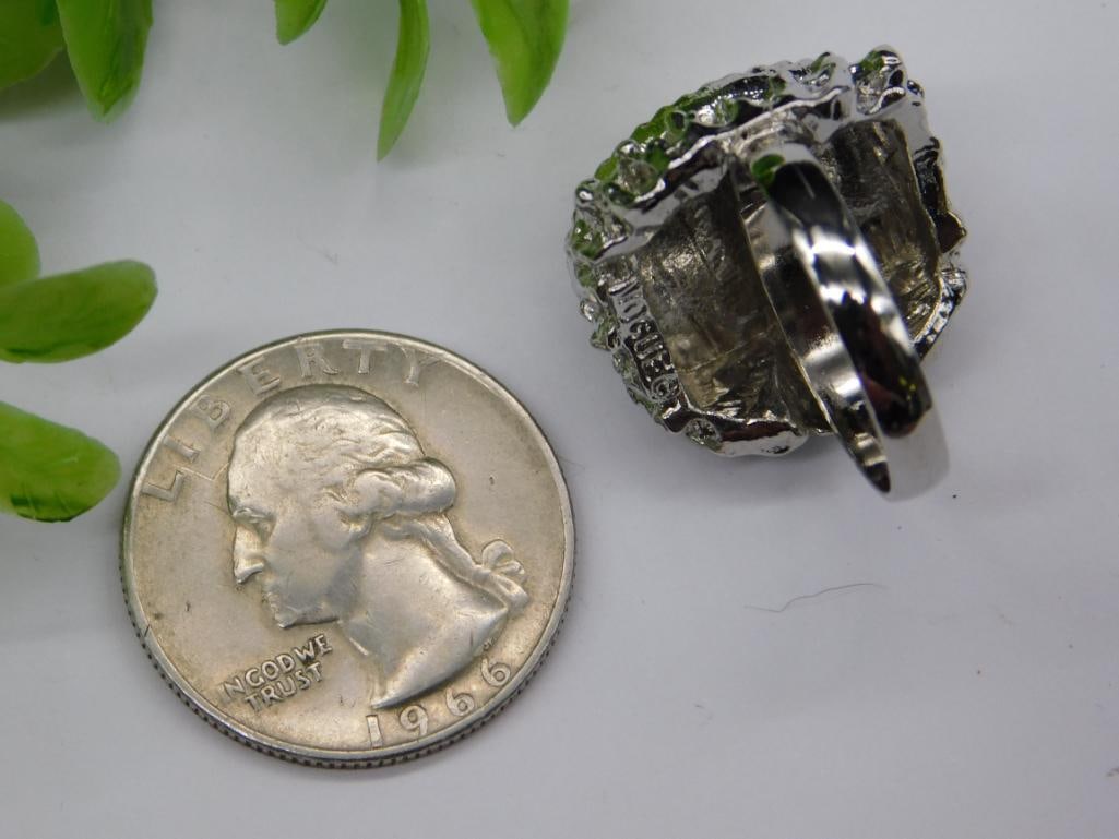 TIGER EYE RING ROCK STONE LAPIDARY SPECIMEN - 2