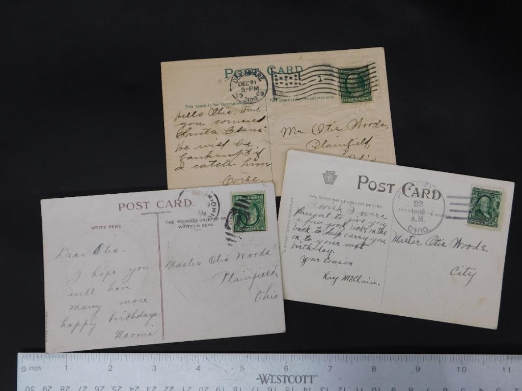 ANTIQUE POSTCARDS VINTAGE EPHEMERA - 2