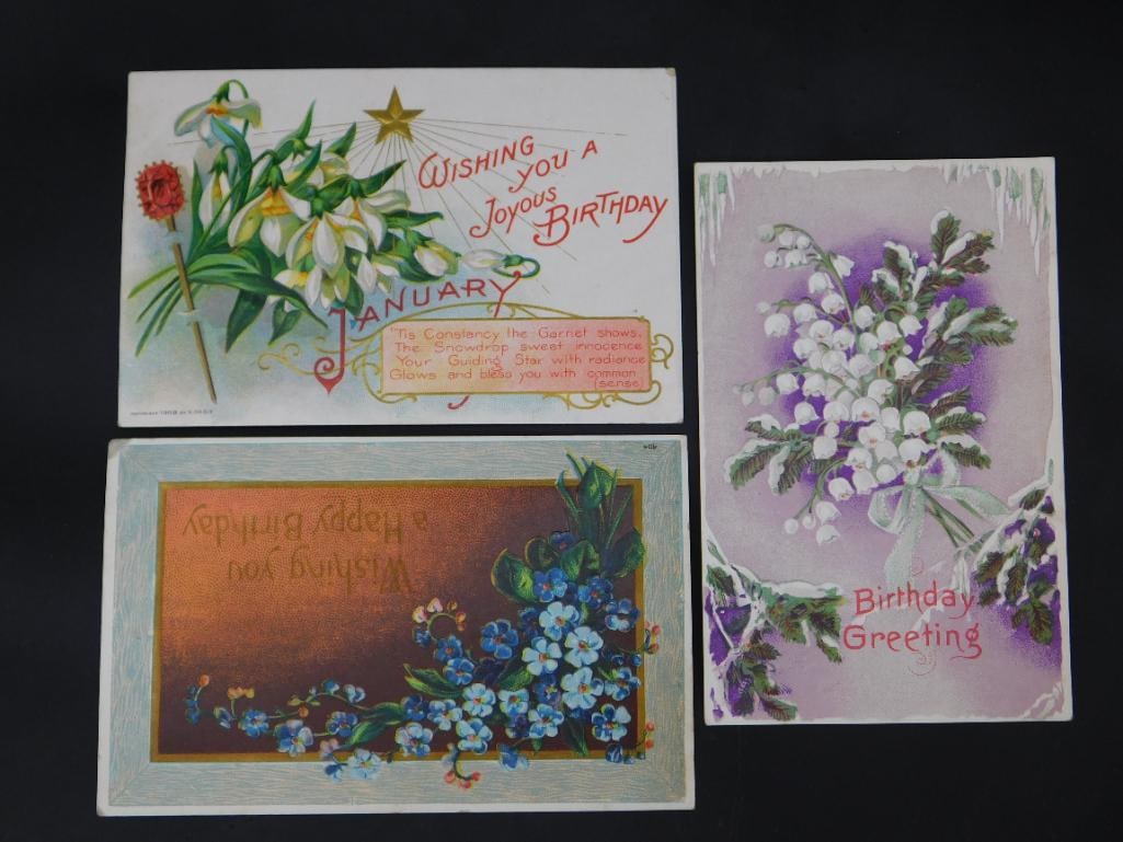 VINTAGE POSTCARDS ANTIQUE EPHEMERA (1 of 2)