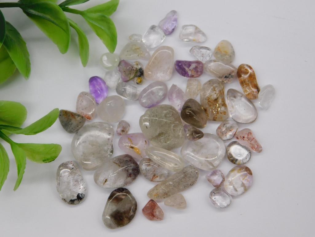 MIXED GEMSTONES ROCK STONE LAPIDARY SPECIMEN: MIXED GEMSTONES ROCK STONE LAPIDARY SPECIMEN