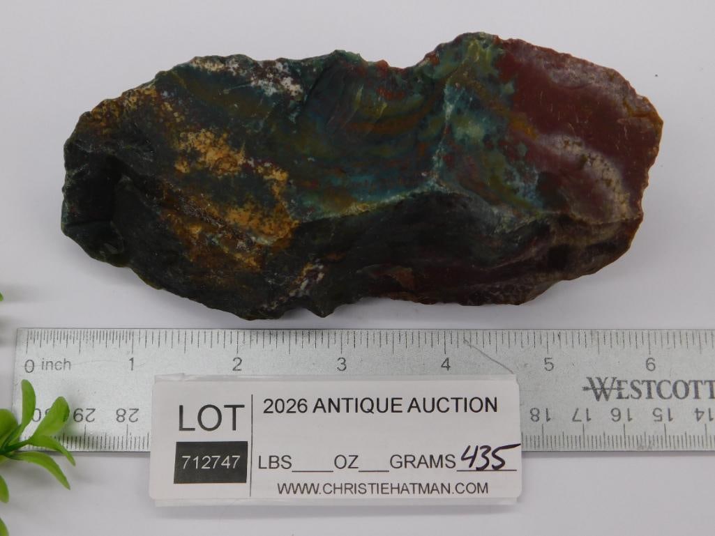 FANCY INDIA JASPER ROCK STONE LAPIDARY SPECIMEN - 2