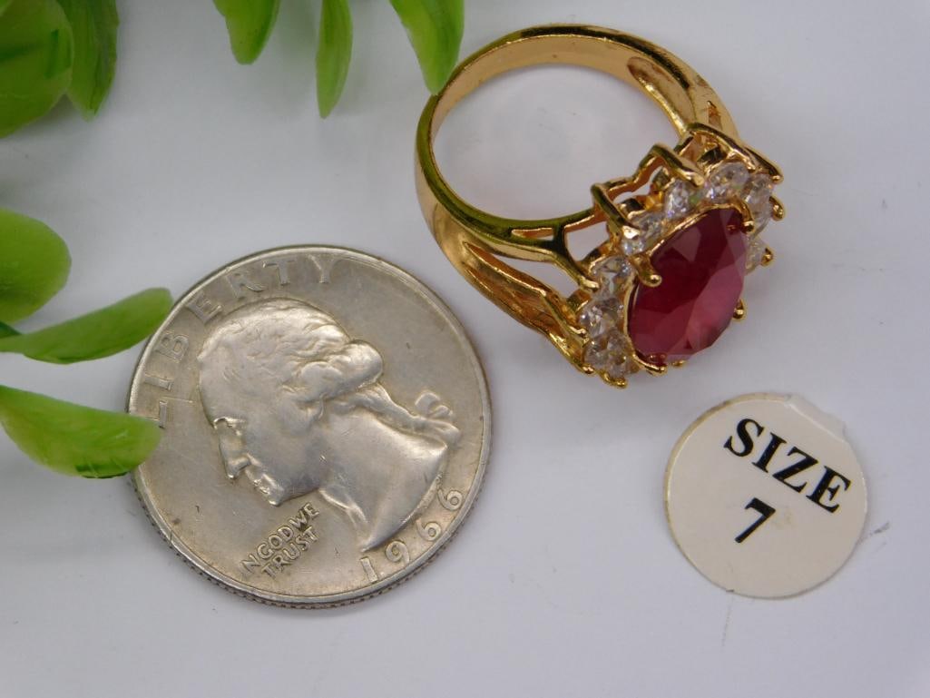 STONE RING ROCK STONE LAPIDARY SPECIMEN - 2