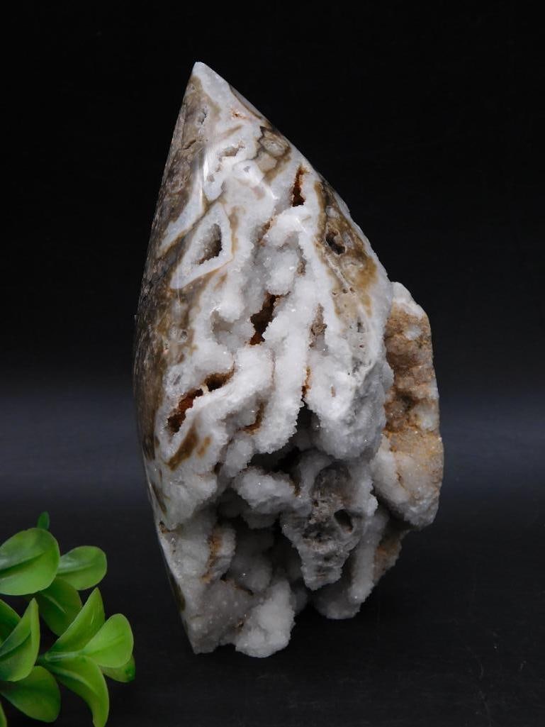 SPHALERITE DRUZY TOWER ROCK STONE LAPIDARY SPECIMEN (1 of 3)