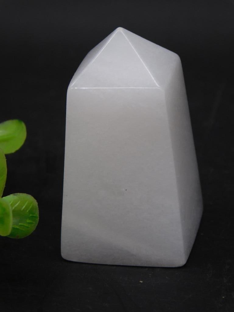 SELENITE OBELISK TOWER ROCK STONE LAPIDARY SPECIMEN: SELENITE OBELISK TOWER ROCK STONE LAPIDARY SPECIMEN