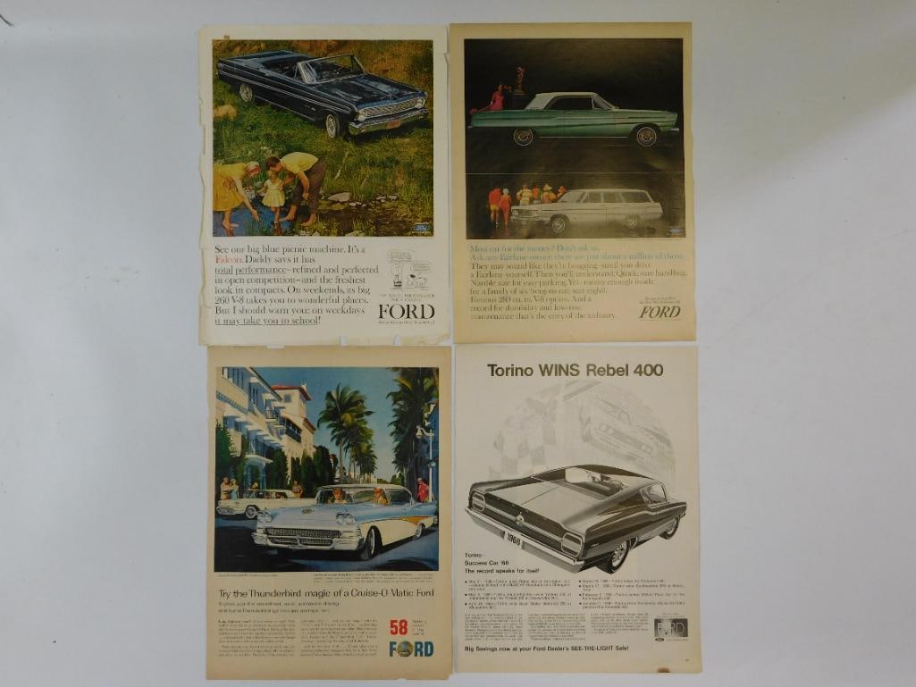 VINTAGE FORD ADVERTISING INSERTS MAGAZINE AUTOMOBILIA: VINTAGE FORD ADVERTISING INSERTS MAGAZINE AUTOMOBILIA