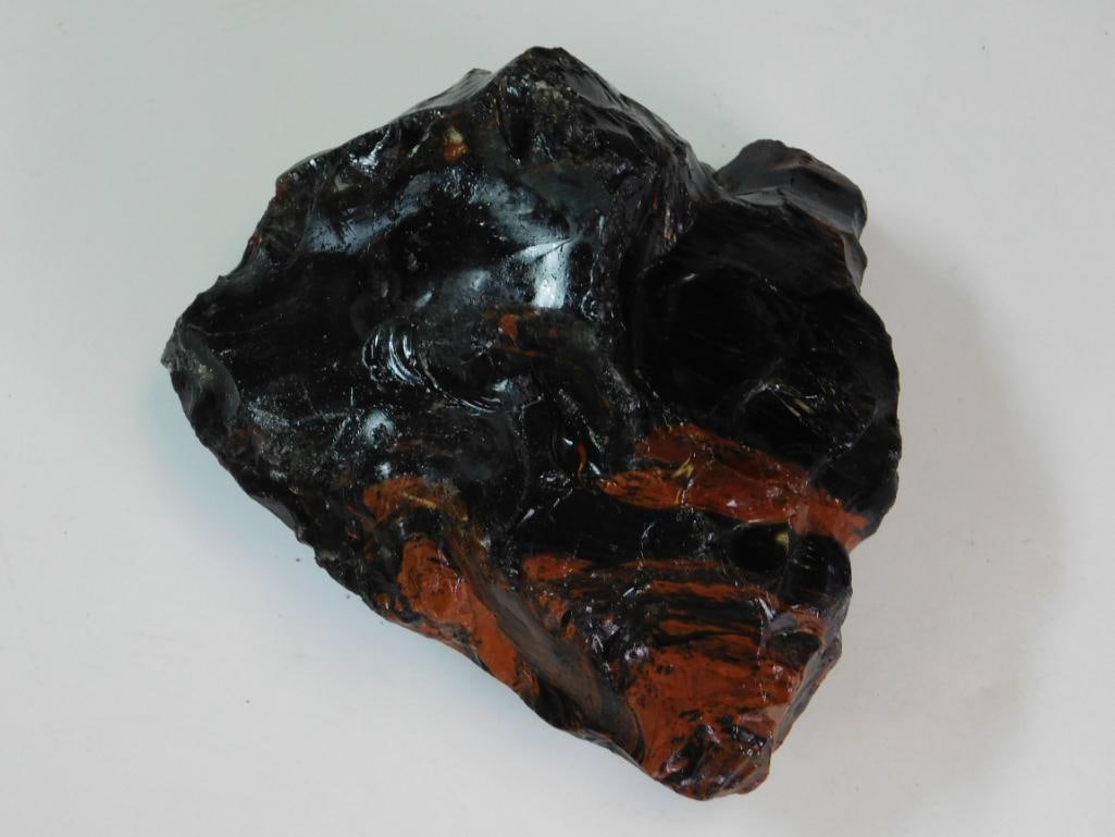 MAHOGANY OBSIDIAN ROCK STONE LAPIDARY SPECIMEN: MAHOGANY OBSIDIAN ROCK STONE LAPIDARY SPECIMEN