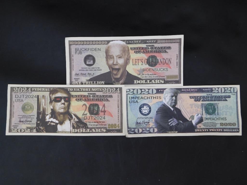 PRESIDENTIAL NOVELTY BILLS: PRESIDENTIAL NOVELTY BILLS