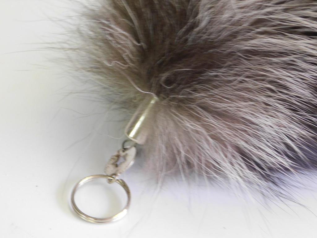SILVER FOX TAIL TAXIDERMY - 2